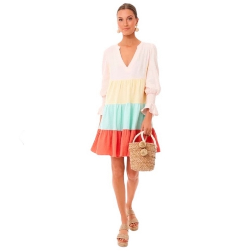Tuckernuck Pomander Place Sorbet Colorblock Gauze Kenzo Mini Dress